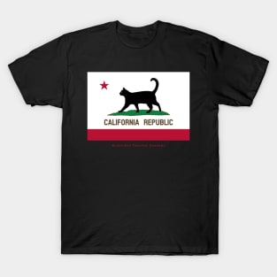 Black Kat Theatre California Flag T-Shirt